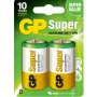 Baterie GP Batteries, Super Alcalina D (LR20) 1.5V alcalina, blister 2 buc. 