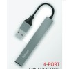 Trust Halyx Aluminium 4 Mini USB Hub 
