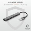 Trust Halyx Aluminium 4 Mini USB Hub 
