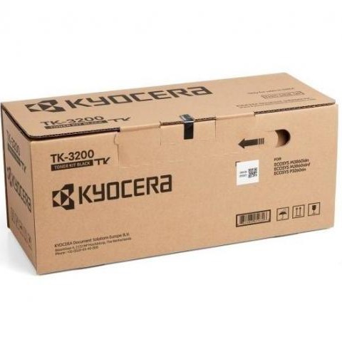 Toner Original KYOCERA Black, TK-3200, pentru ECOSYS P3260DN|M3860IDNF|M3860IDN, 40K, (timbru verde 1.2 lei) , 