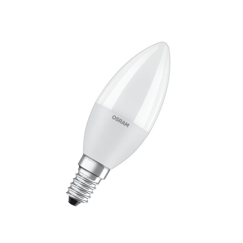 BEC LED Osram, soclu E14, putere 7W, forma lumanare, lumina alb naturala, alimentare 220 - 240 V, 
