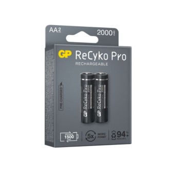 Acumulatori GP Batteries, ReCyko Pro 2100mAh AA (R6) 1.2V NiMH, paper box 2 buc. 