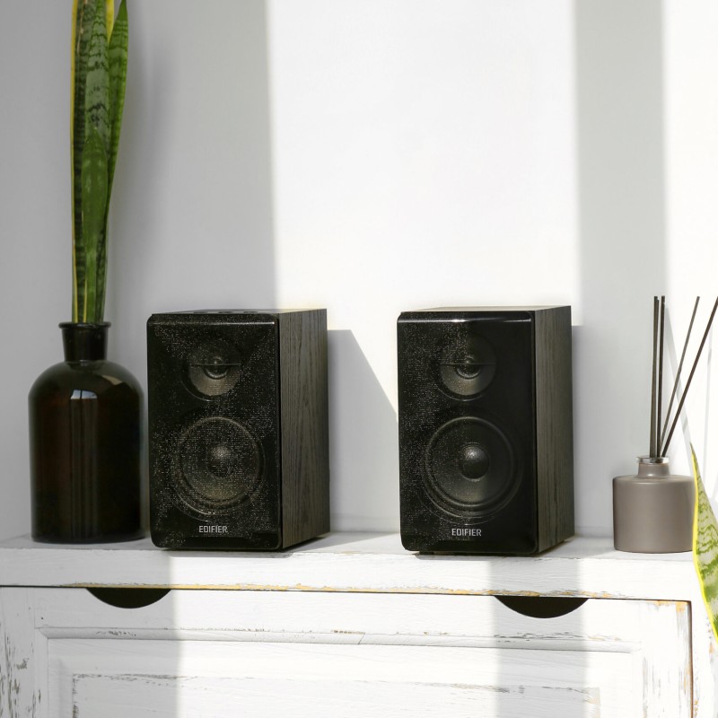 BOXE EDIFIER 2.0, RMS:  10W (2 x 5W), bluetooth, volum, 220V alimentare, black 
