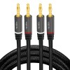 CABLU audio LOGILINK stereo (2 x 2.5 mm jack T/T), 5m, conectori auriti, negru 