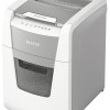 Distrugator automat documente Leitz IQ  Small Office , 100 coli, P4, cross-cut (tip confeti), cos  34 litri, alb-gri, Leitz 