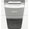 Distrugator automat documente Leitz IQ  Small Office , 100 coli, P5, micro-cut (tip particule), cos  34 litri, alb-gri, Leitz 