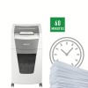 Distrugator automat documente Leitz IQ Office , 300 coli, P5, micro-cut (tip particule), cos  60 litri, alb-gri, Leitz 
