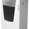 Distrugator automat documente Leitz IQ Office , 600 coli, P4, cross-cut (tip confeti), cos 110 litri, alb-gri, Leitz 