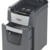 Distrugator automat documente Rexel OPTIMUM 130X , 130 coli, P4, cross-cut (tip confeti), cos  44 litri, negru-gri, 