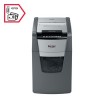 Distrugator automat documente Rexel OPTIMUM 130X , 130 coli, P4, cross-cut (tip confeti), cos  44 litri, negru-gri, 