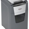 Distrugator automat documente Rexel OPTIMUM 130X , 130 coli, P4, cross-cut (tip confeti), cos  44 litri, negru-gri, 