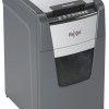 Distrugator automat documente Rexel OPTIMUM 130M , 130 coli, P5, micro-cut (tip particule), cos  44 litri, negru-gri, 