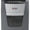 Distrugator automat documente Rexel OPTIMUM 130M , 130 coli, P5, micro-cut (tip particule), cos  44 litri, negru-gri, 