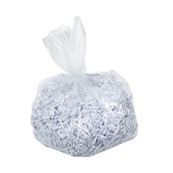 Pungi de plastic (110L) pentru Distrugator Documente Leitz, 20 buc/set, transparent, 