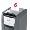 Distrugator automat documente Rexel OPTIMUM 150M , 150 coli, P5, micro-cut (tip particule), cos  44 litri, negru-gri, 