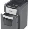 Distrugator automat documente Rexel OPTIMUM 150M , 150 coli, P5, micro-cut (tip particule), cos  44 litri, negru-gri, 