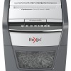 Distrugator automat documente Rexel OPTIMUM  45X ,  45 coli, P4, cross-cut (tip confeti), cos  20 litri, negru-gri, 
