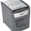 Distrugator automat documente Rexel OPTIMUM  50X ,  50 coli, P4, cross-cut (tip confeti), cos  20 litri, negru-gri, 