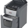 Distrugator automat documente Rexel OPTIMUM  90X ,  90 coli, P4, cross-cut (tip confeti), cos  34 litri, negru-gri, 