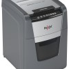 Distrugator automat documente Rexel OPTIMUM  90X ,  90 coli, P4, cross-cut (tip confeti), cos  34 litri, negru-gri, 