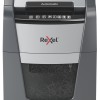 Distrugator automat documente Rexel OPTIMUM  90X ,  90 coli, P4, cross-cut (tip confeti), cos  34 litri, negru-gri, 