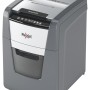 Distrugator automat documente Rexel OPTIMUM 100X , 100 coli, P4, cross-cut (tip confeti), cos  34 litri, negru-gri, 