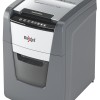 Distrugator automat documente Rexel OPTIMUM 100M , 100 coli, P5, micro-cut (tip particule), cos  34 litri, negru-gri, 