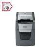 Distrugator automat documente Rexel OPTIMUM 100M , 100 coli, P5, micro-cut (tip particule), cos  34 litri, negru-gri, 