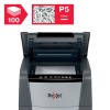Distrugator automat documente Rexel OPTIMUM 100M , 100 coli, P5, micro-cut (tip particule), cos  34 litri, negru-gri, 