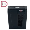 Distrugator manual documente Rexel SECURE   X8,   8 coli, P4, cross-cut (tip confeti), cos  14 litri, negru, 