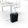Distrugator manual documente Rexel SECURE   X8,   8 coli, P4, cross-cut (tip confeti), cos  14 litri, negru, 