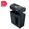 Distrugator manual documente Rexel SECURE   X8,   8 coli, P4, cross-cut (tip confeti), cos  14 litri, negru, 