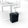 Distrugator manual documente Rexel SECURE  X10, 10 coli, P4, cross-cut (tip confeti), cos  18 litri, negru, 