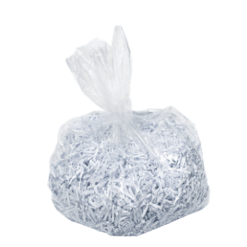 Pungi de plastic (175L) pentru Distrugator Documente Rexel, 20 buc/set, transparent, Rexel 