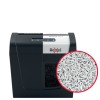 Distrugator manual documente Rexel SECURE MC3,  3 coli, P5, micro-cut (tip particule), cos  10 litri, negru-argintiu, 