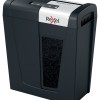Distrugator manual documente Rexel SECURE MC4,  4 coli, P5, micro-cut (tip particule), cos  14 litri, negru-argintiu, 