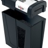 Distrugator manual documente Rexel SECURE MC4,  4 coli, P5, micro-cut (tip particule), cos  14 litri, negru-argintiu, 