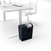 Distrugator manual documente Rexel SECURE MC4,  4 coli, P5, micro-cut (tip particule), cos  14 litri, negru-argintiu, 