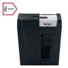 Distrugator manual documente Rexel SECURE MC4,  4 coli, P5, micro-cut (tip particule), cos  14 litri, negru-argintiu, 