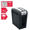 Distrugator manual documente Rexel SECURE MC4 Slim,  4 coli, P5, micro-cut (tip particule), cos  14 litri, negru-argintiu, 