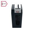 Distrugator manual documente Rexel SECURE MC4 Slim,  4 coli, P5, micro-cut (tip particule), cos  14 litri, negru-argintiu, 