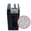Distrugator manual documente Rexel SECURE MC4 Slim,  4 coli, P5, micro-cut (tip particule), cos  14 litri, negru-argintiu, 