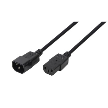CABLU alimentare LOGILINK 1.8m, intrare C14, iesire C13, 10A, testat VDE, black, 