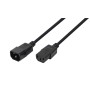 CABLU alimentare LOGILINK 1.8m, intrare C14, iesire C13, 10A, testat VDE, black, 