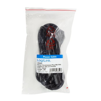 CABLU alimentare LOGILINK 3m, intrare Schuko, iesire C13, 10A, testat VDE, black, 