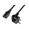 CABLU alimentare LOGILINK 3m, intrare Schuko, iesire C13, 10A, testat VDE, black, 