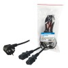 CABLU alimentare LOGILINK 1.7m, intrare Schuko, iesire 2 x C13, 10A, testat VDE, black, 