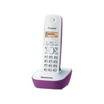 Telefon DECT alb/violet, KX-TG1611FXF, Panasonic, 