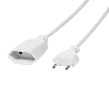 CABLU alimentare LOGILINK 3m, intrare Euro plug, iesire Euro socket, 10A, testat VDE, white, 
