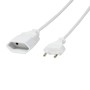 CABLU alimentare LOGILINK 3m, intrare Euro plug, iesire Euro socket, 10A, testat VDE, white, 